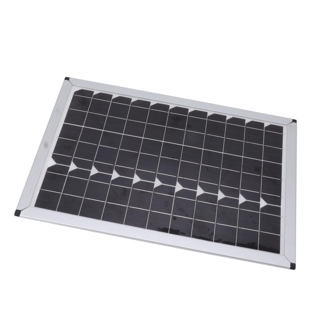 Solar Panel 100W 18V Monocrystalline Silicon 15.7in Long 10.8in Wide Portable Solar Panel Charger