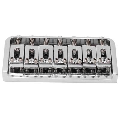 Chitarra a 7 Corde Ponte Fisso Cordiera Metallica Parti di Ricambio Accessori per Chitarre Elettriche