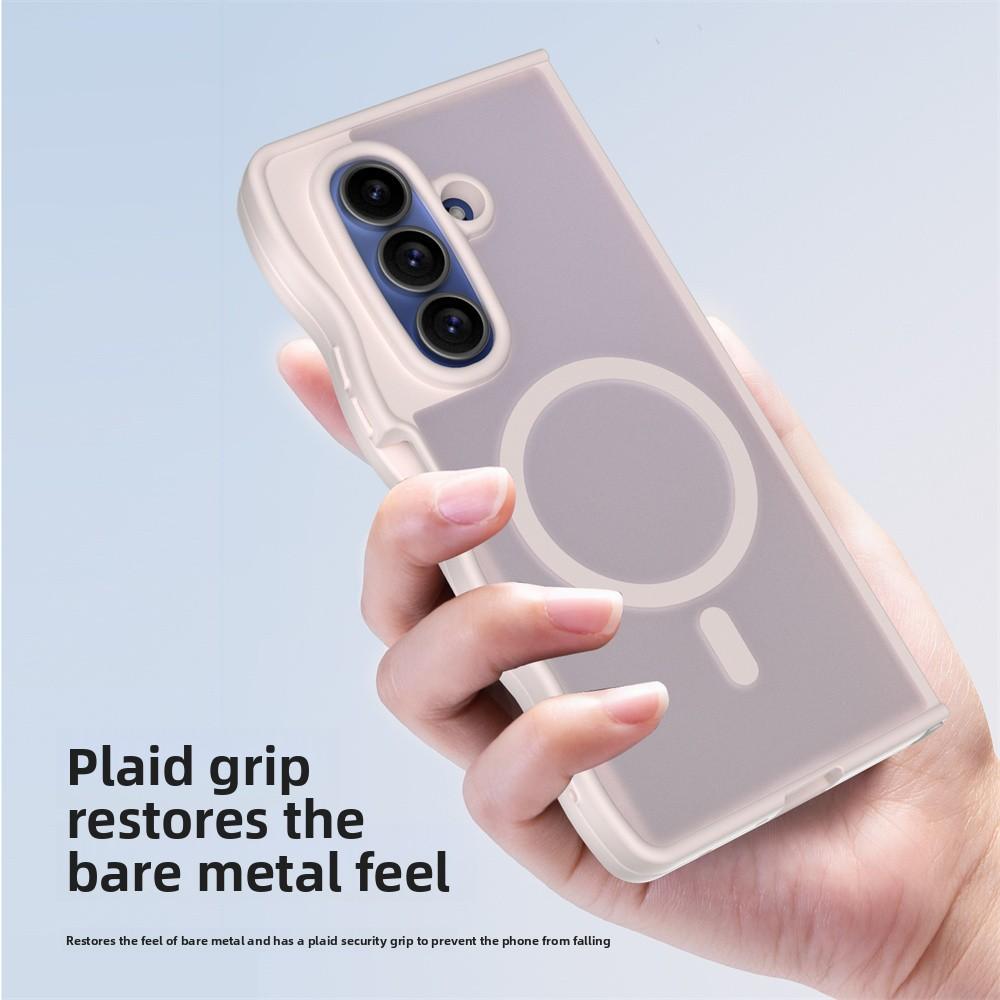 Shockproof Matte Translucent Phone Case for Samsung Galaxy Z Fold 7 6 5 4 5G Fold7 Fold6 Fold5 for Magsafe Magnetic TPU Cover