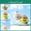 Adorable Pink Strawberry Hedgehog Plush Keychain Cute Cartoon Doll Accessory