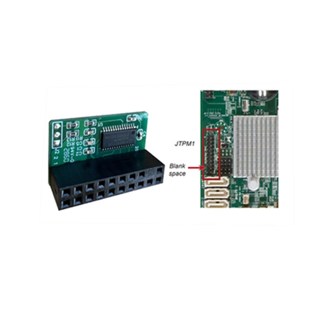 1Pcs 20-Pin TPM 1.2 Module Trusted Platform For SuperMicro AOM-TPM-9660H TCG 1.2