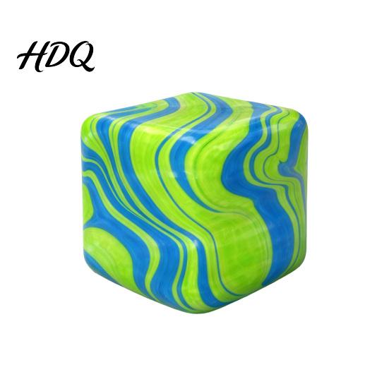 Hand Stress Ball Flow Texture Cube Anxiety Relief Squeeze Sensory Toy Slow Rebound Decompression Home Office Relaxation Tool