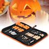 14PCS Stainless Steel Pumpkin Carving Tools Set Sharp Blade Sturdy Carving Tools Easy Grip with Storage Bag Clay Sculpting Tools