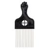 3Pcs S/M/L Steel Pin Hair Combs – Plastic Tail Comb for Slicked-Back, Pompadour & Salon Styling Tools