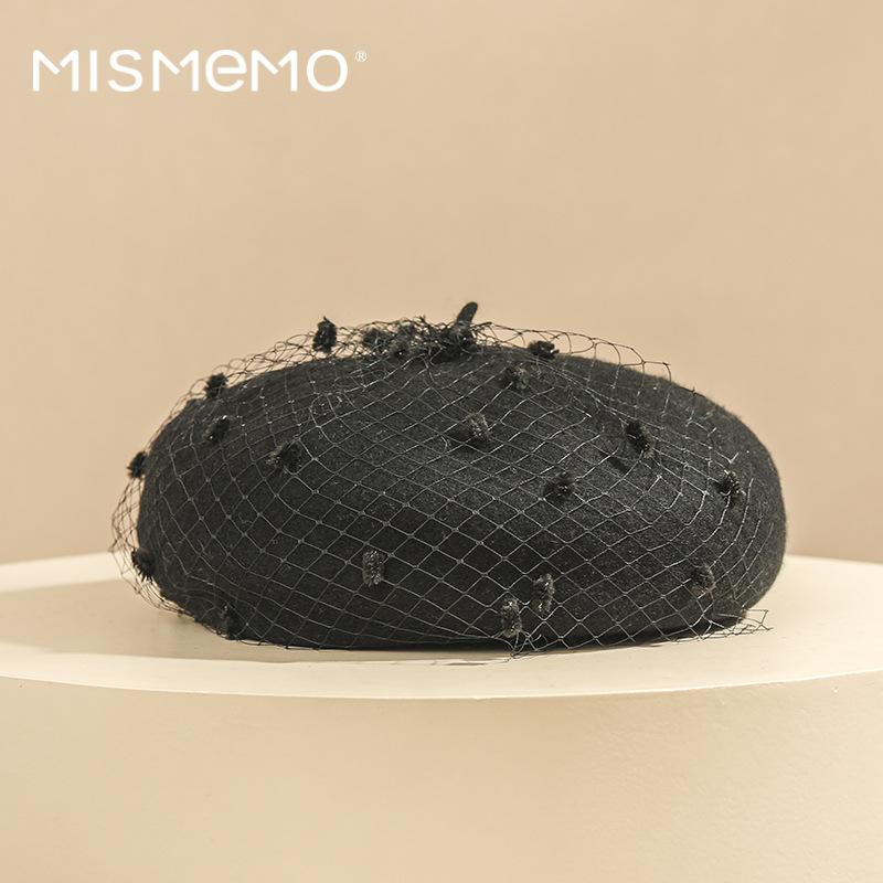 Autumn And Winter Mesh Beret For Women Outdoors Keep Warm British Retro Artist Hat Versatile Fashionable French Pumpkin Hat