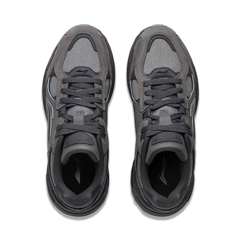 Li-Ning Chengfeng 2.0 Low Top Women Casual Shoes Ink Gray Rubble Gray AGCU340-1