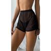 Women Solid Color Tie Side Bikini Swim Shorts