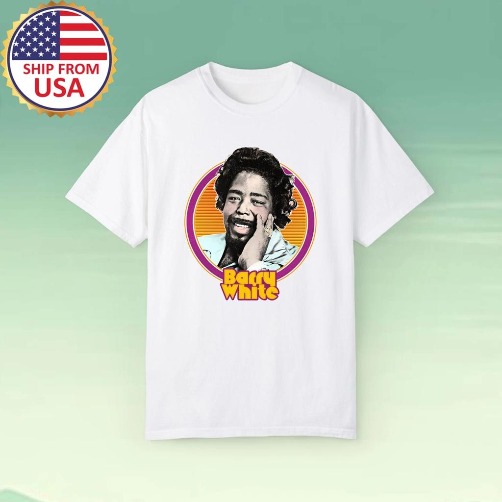 Barry White Uomo Bianco Taglia S-5XL