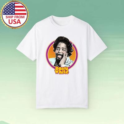 Barry White Men's White Size S-5XL