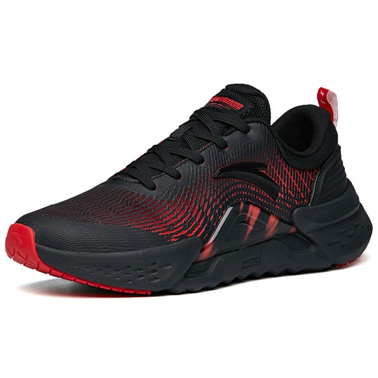 New ANTA Variety Training Collection Training Shoes Men's Low top Black/Heat Red 112217785-8