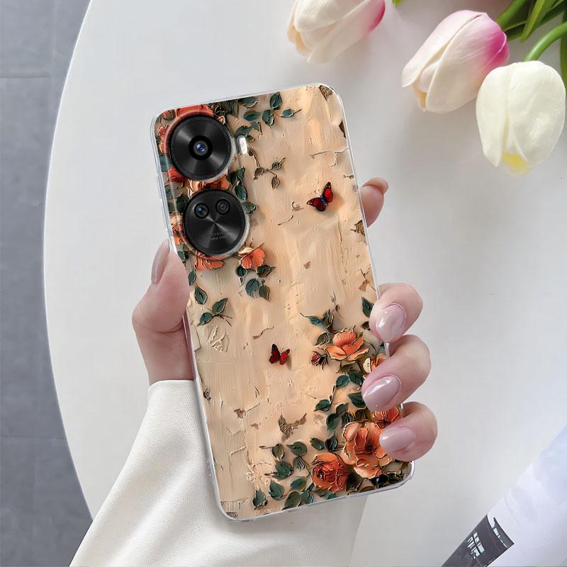 

For Huawei Nova 11 SE 11 Ultra Pro 11i Case Luxury Phone Case For Huawei Nova 12 Lite 11I Flower Clear Silicone Protective Cover Nova 11 Pro 11 Ultra
