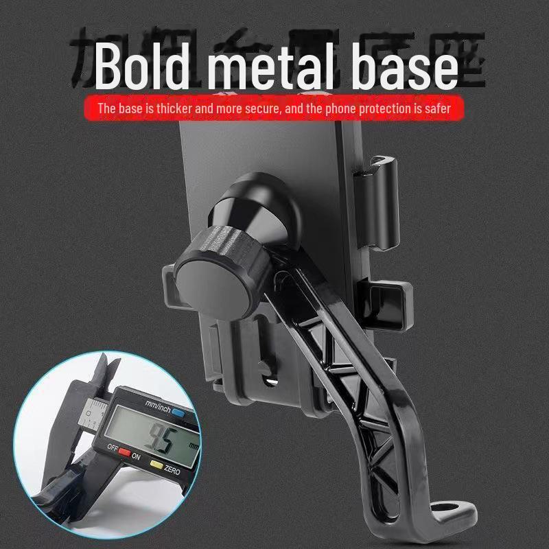 Support de téléphone antichoc pour voiture et vélo électrique: Assistance à la navigation pour les motards