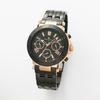 Salvatore Marra Men's Metal Belt Multi Function Watch SM22108-PGBK