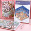 miniature scene collection book landscape scene small stickers stacking stereoscopic vision miniature house gifts for girls