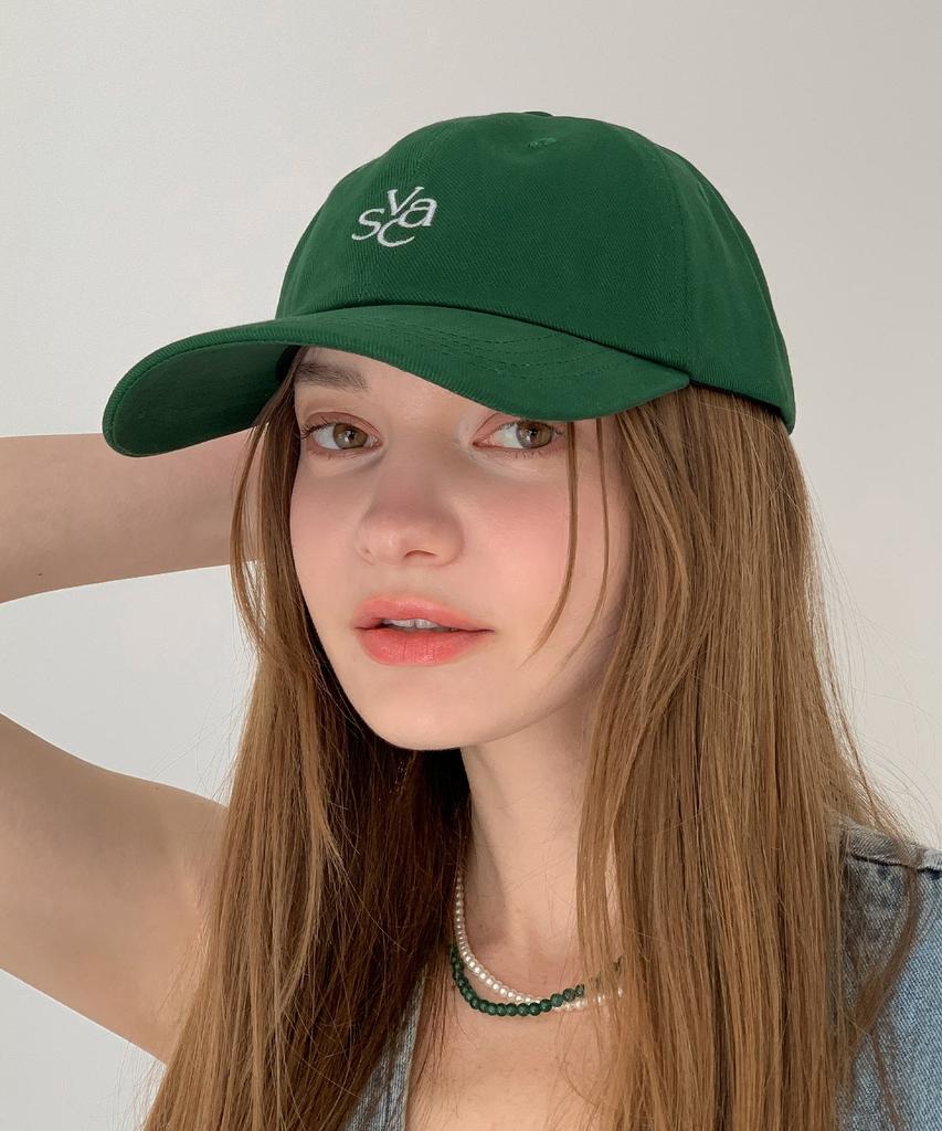Baseukala Vasc Logo Stitch Embroidered Ball Cap Dark Green