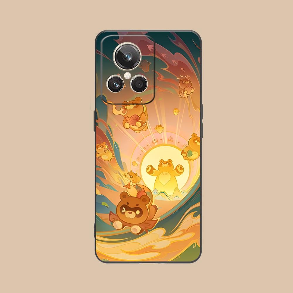 Game GI Xiangling Matte TPU Mobile Phone Case for Realme 15 14 13 12 11 10 9 Pro Plus T I Lite 5G Colorful Printing Cover