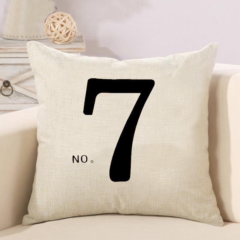 Creative life letter hug pillowcase home decoration car sofa cushion set outdoor products