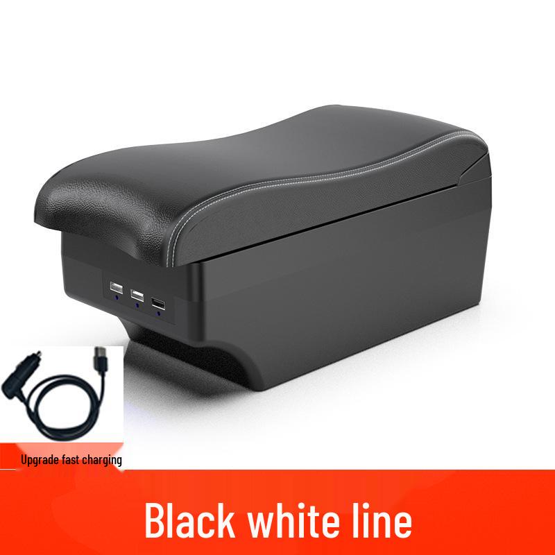 Ford Fiesta Center Armrest Box Accessories - Carnival Modification