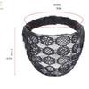 Hair Hoop Lace Hairbands Hollow Wide Side Head Wrap Fashion Mesh Flower Headband  Daily