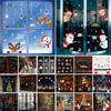 Christmas Merry Window Stickers Xmas New Year Decor Decals Santa Reindeer Claus