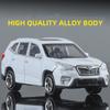 Scale 1:64 Subaru Forester Alloy Car Model Toy Metal Body Sliding Miniature Sports Cars Models Boys Exquisite Birthday Gifts