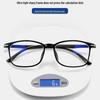 Unisex High-End Anti-Blue Light Glasses Frame with Metal Accents - Ultra-Light Design for Students
