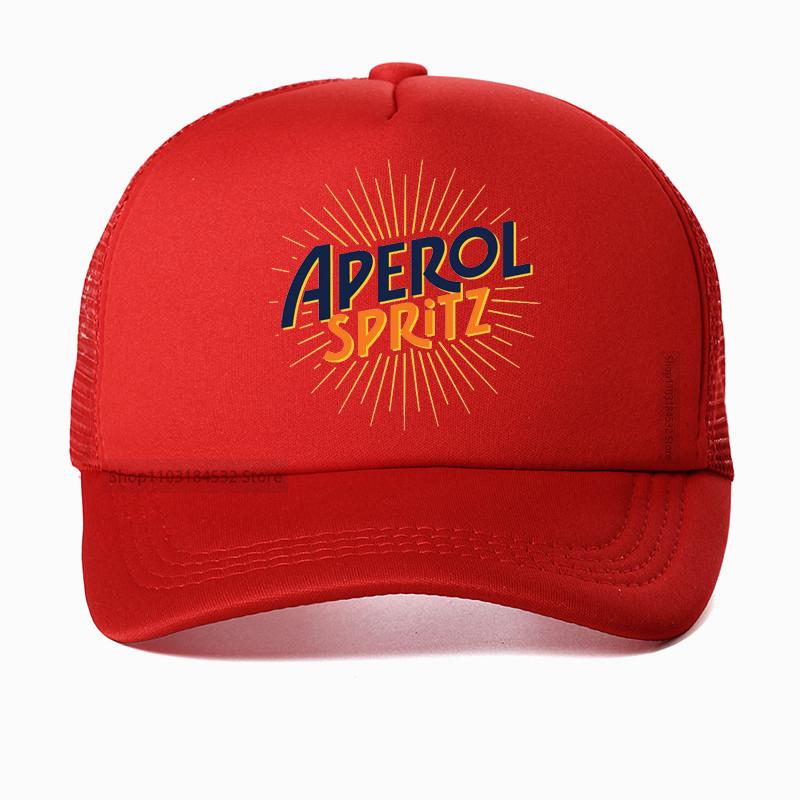 Aperol Spritz Is Always The Answer Funny Baseball Cap Outdoor Sports Mesh Breathable Adjustable Unisex Hat Adjustable