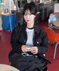 Glw Non-Faded Crop Denim Jacket Black