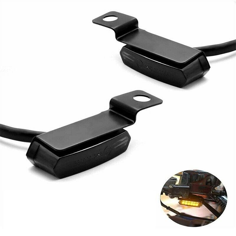 2pcs Motorcycle Turn Signals Handlebar Light For Harley Davidson Sportster 1200 883 Running Lights Mini Lamp Car Accessories
