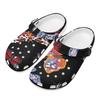 Fashion Printed EVA Slip On Clogs for Women Men Lightweight Soft Casual Shoes Soft Sole Summer Sandals Indoor Outdoor Wear