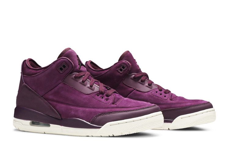 Women's Sneakers Jordan 3 Retro Bordeaux (Women's) Bordeaux/Bordeaux-Phantom