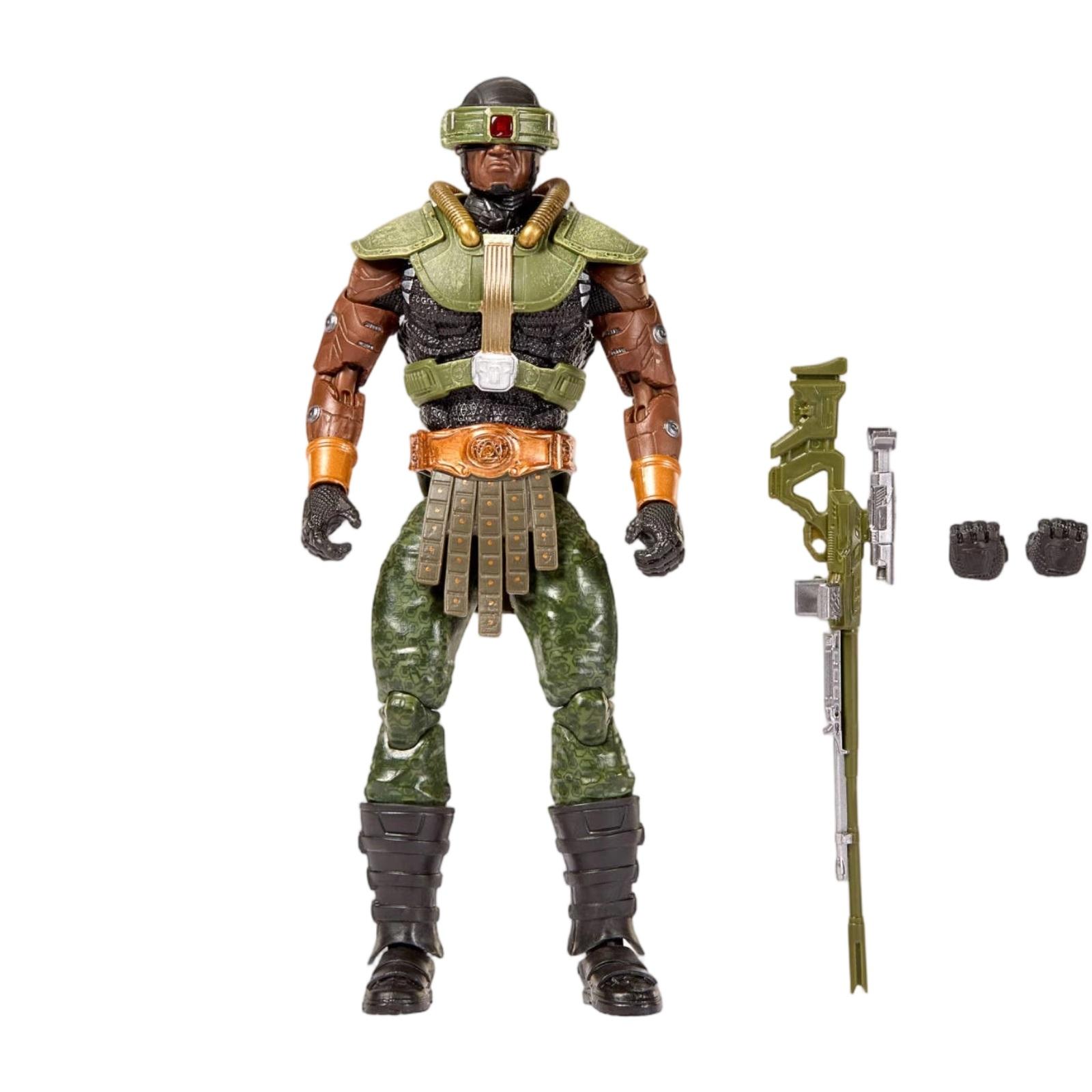 

Articulated Action Figure with Tactical Armor Accessories and Interchangeable Hands Collectible Model Toy for Display and Collection One Size