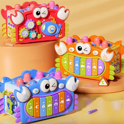 8-in-1 Hämmer- und Klopfspielzeug für Kinder Angelspiel 6 Seiten Holz-Aktivitätswürfel Baby Spielzeug Geburtstagsgeschenke für Jungen Mädchen