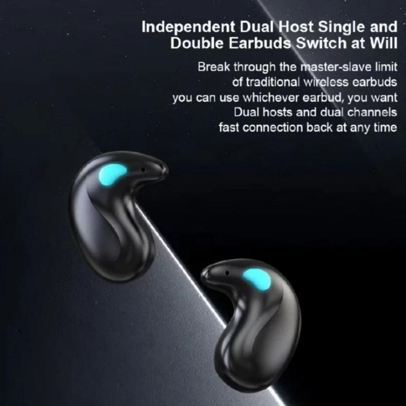 Mini Wireless Bluetooth Earphones With Free Freebie Bt5.3 Sleeping Earbuds Stereo Sport Headset
