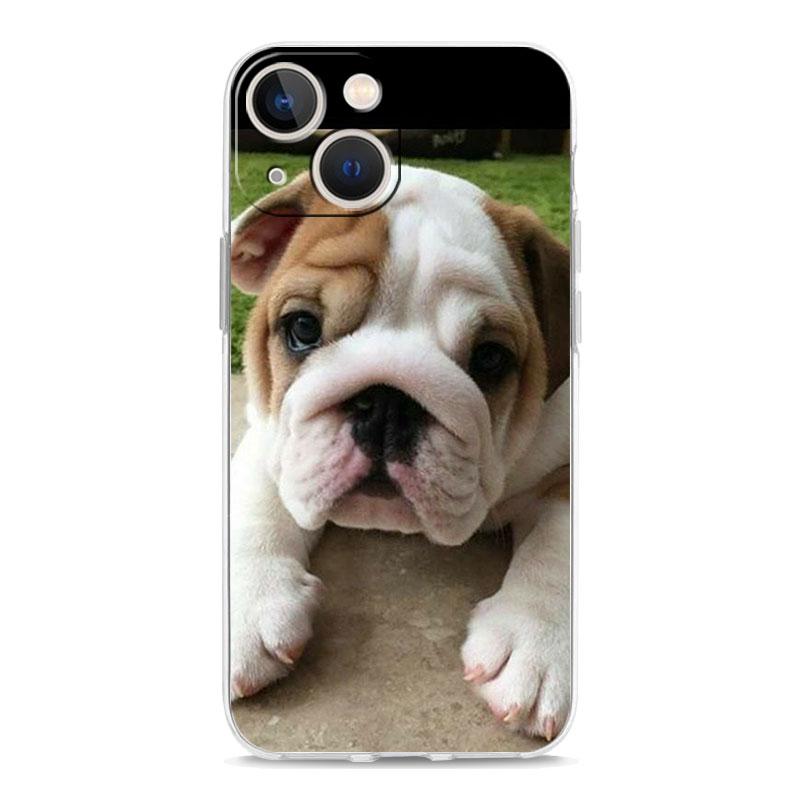 Phone Case For iPhone 17 Air Cases iPhone 16 15 12 13 14 Pro Max SE 7 8 Plus iPhone11 Clear Soft Cover French Bulldog Dog Pet