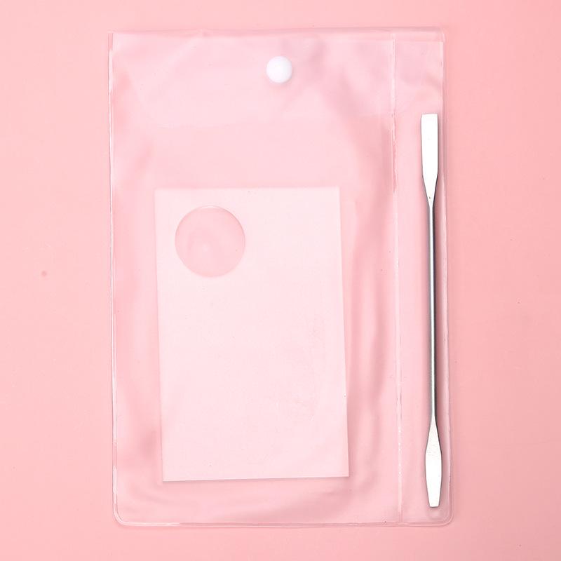 In-Stock Acrylic Palette Set with Mixing Sticks for Paints & Makeup