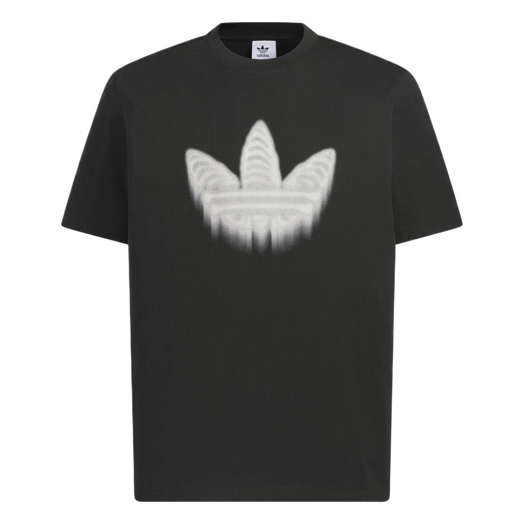 Adidas Originals Skeleton T-Shirt Classic Fashion Simple Versatile Solid Color Brand Logo Short Sleeve T-Shirt Men Tops Black JZ7044