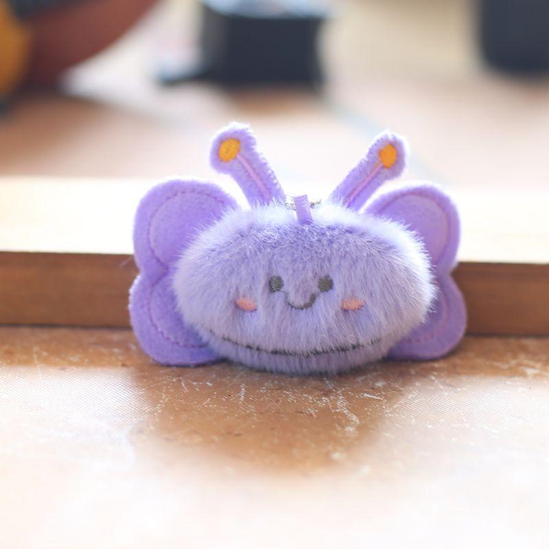 Cute Little Bee Small Pendant Plush Toy Doll Cartoon Bag Hanging Ornament Keychain Doll Doll