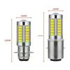 Motorcycle White LED Bulbs H6  400 Z400 QUADSPORT 2003 2004 2005 2006 2007 2008 for LTZ Mainland China 2 PCS