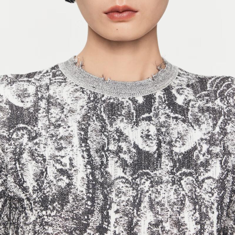 JNBY 24SS Round Neck Short Sleeve Knit Sweater