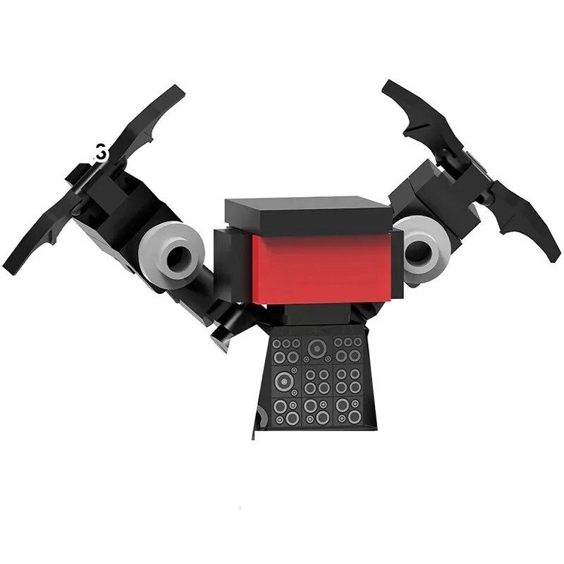 Toilette Mini Actionfiguren Titan TV Mann Sprecher Kameramann Ziegel Montage Bausteine ​​Spielzeug für Kinder