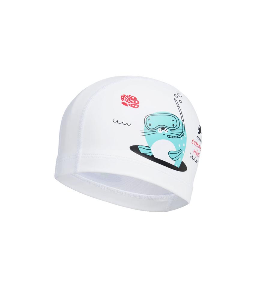 Lenomasuyeongbog Kids' Sea Otter Pu Swim Cap White Ro-Rc2E054-Wh
