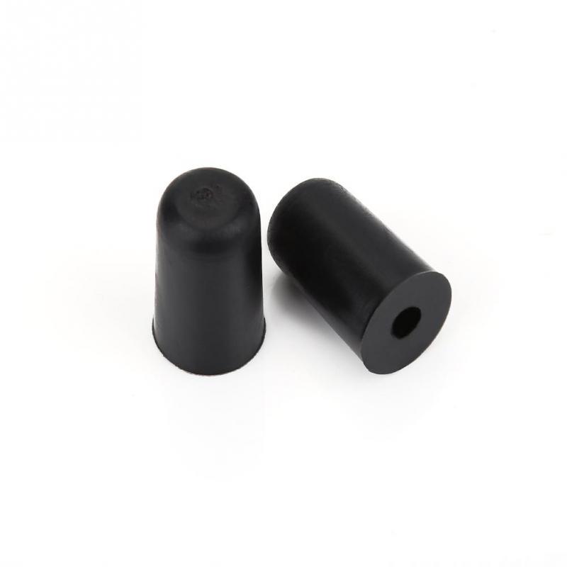 Cello Non-Slip Cap 4Pcs Black Rubber Tip for Cello Endpin Instrument Protector