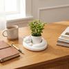 Plastic Cat-Shaped Planter Pot 3D Printed Succulent Pot Cat Desktop Ornament  Bookshelf Display