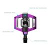 CRANK BROTHERS Mallet TRAIL Pedal Purple