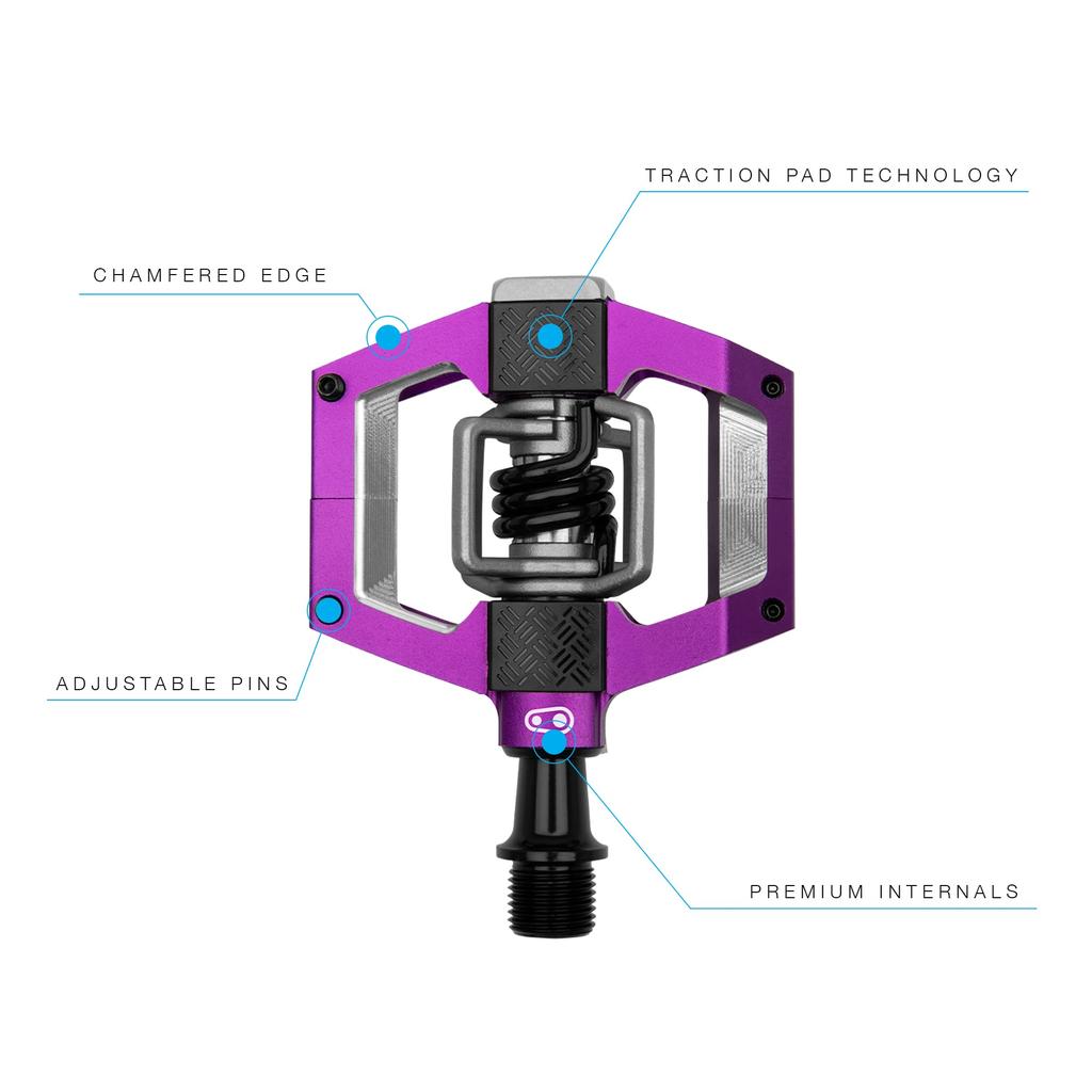 CRANK BROTHERS Mallet TRAIL Pedal Purple