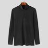INCERUN Autumn Winter Men Turtleneck Long Sleeve Knitted Sweaters Casual Pullovers