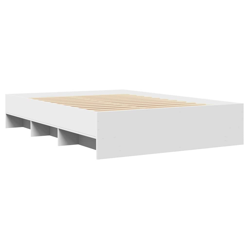 Bed Frame White 120x200 cm Particleboard