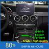 Cfrbzt1 Para AMG 2025 Novo Para Mercedes Benz Emblema de letras de 83mm para Mercedes Benz AMG A B C E S GLK GLA, console cent
