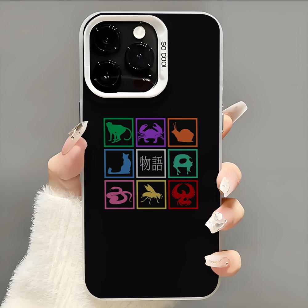 monogatari series Phone Case  Phone Case For iPhone 14 16 15 11 12 13 Pro Max Mini Plus Shockproof Cover